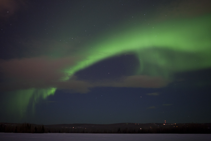 The Northern Lights in Fairbanks